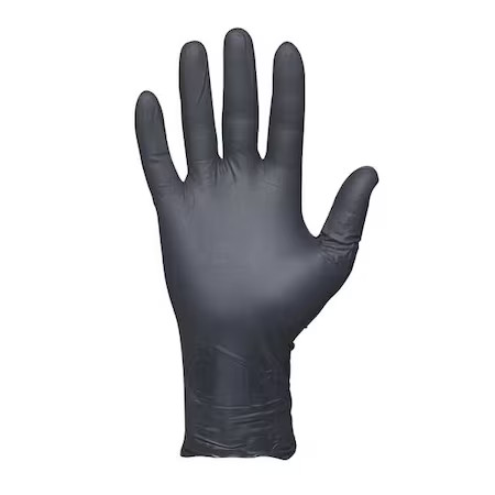Showa 9700Pfm 9700Pf, Disposable Gloves, 6.00 To 6.99 Mil Palm, Nitrile,