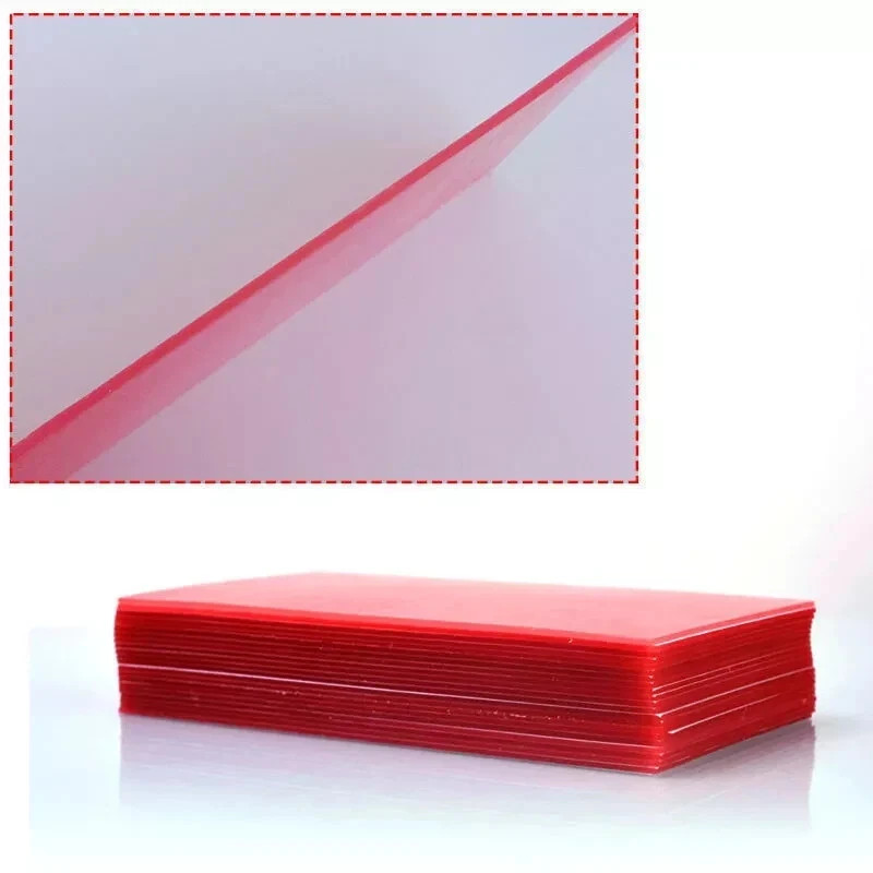 20 Sheets Dental Lab Bases Plate Red Utility Correction Modeling Wax Equipment