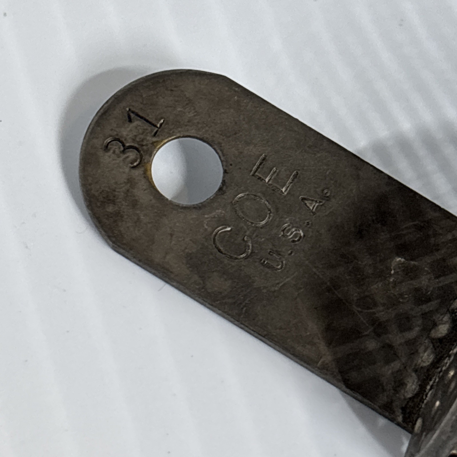 right upper metal impression tray #31 COE
