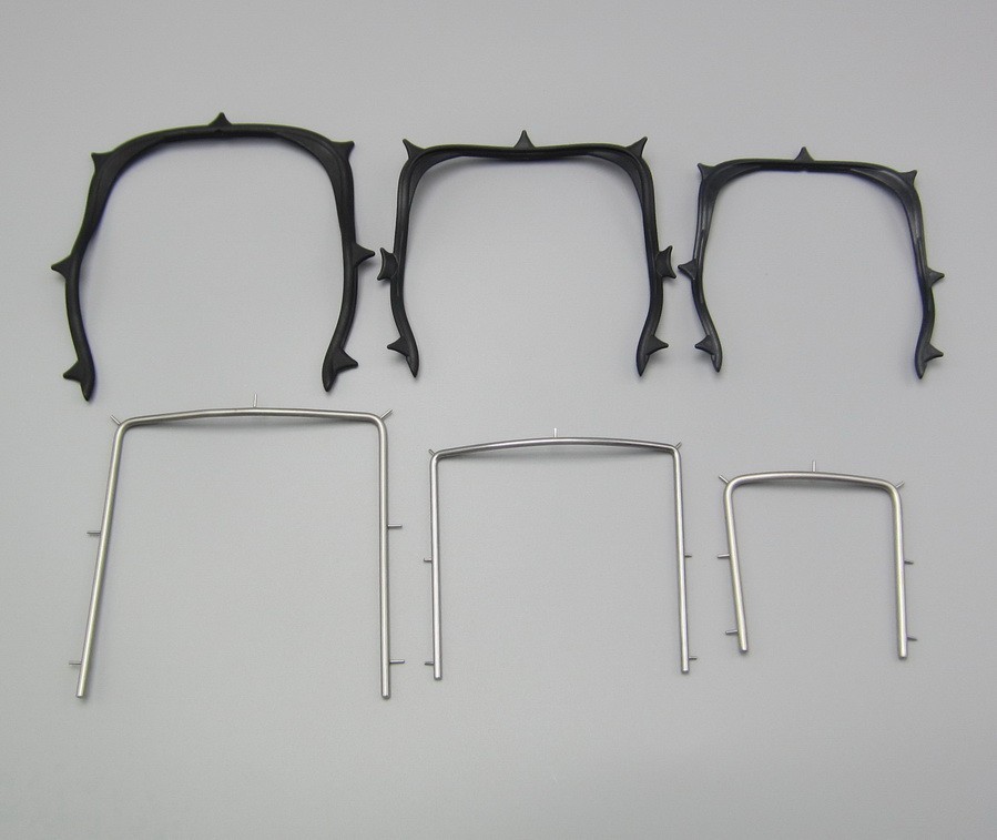 3pcs Dental Endodontic Rubber Dam Frames Punch Frame Plastic/Stainless Steel