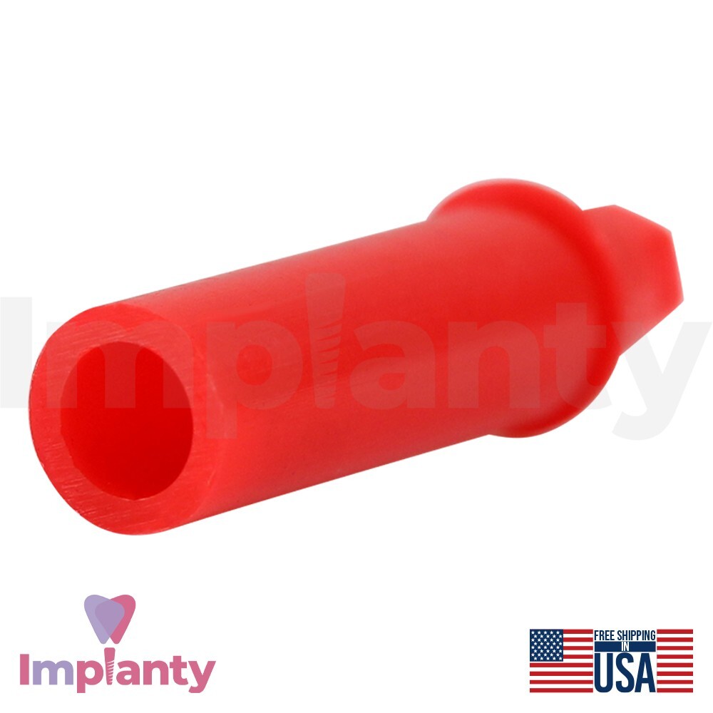 10x Dental Anti Rotational Plastic Sleeve NP Conical Connection Hex 2.25mm Lab