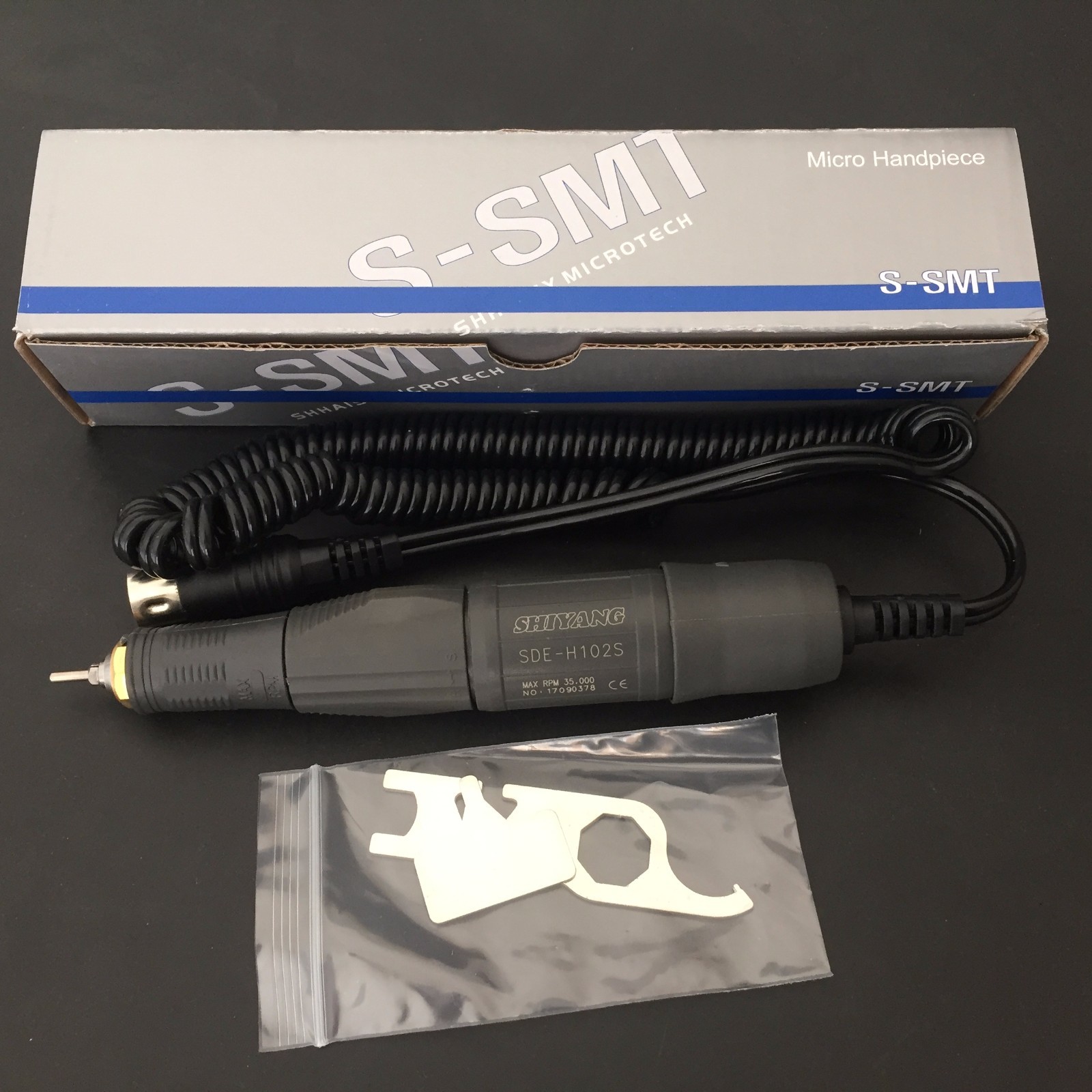 Dental Lab Micromotor Polishing Micro Motor Handpiece 35K RPM Fit shiyang H102S