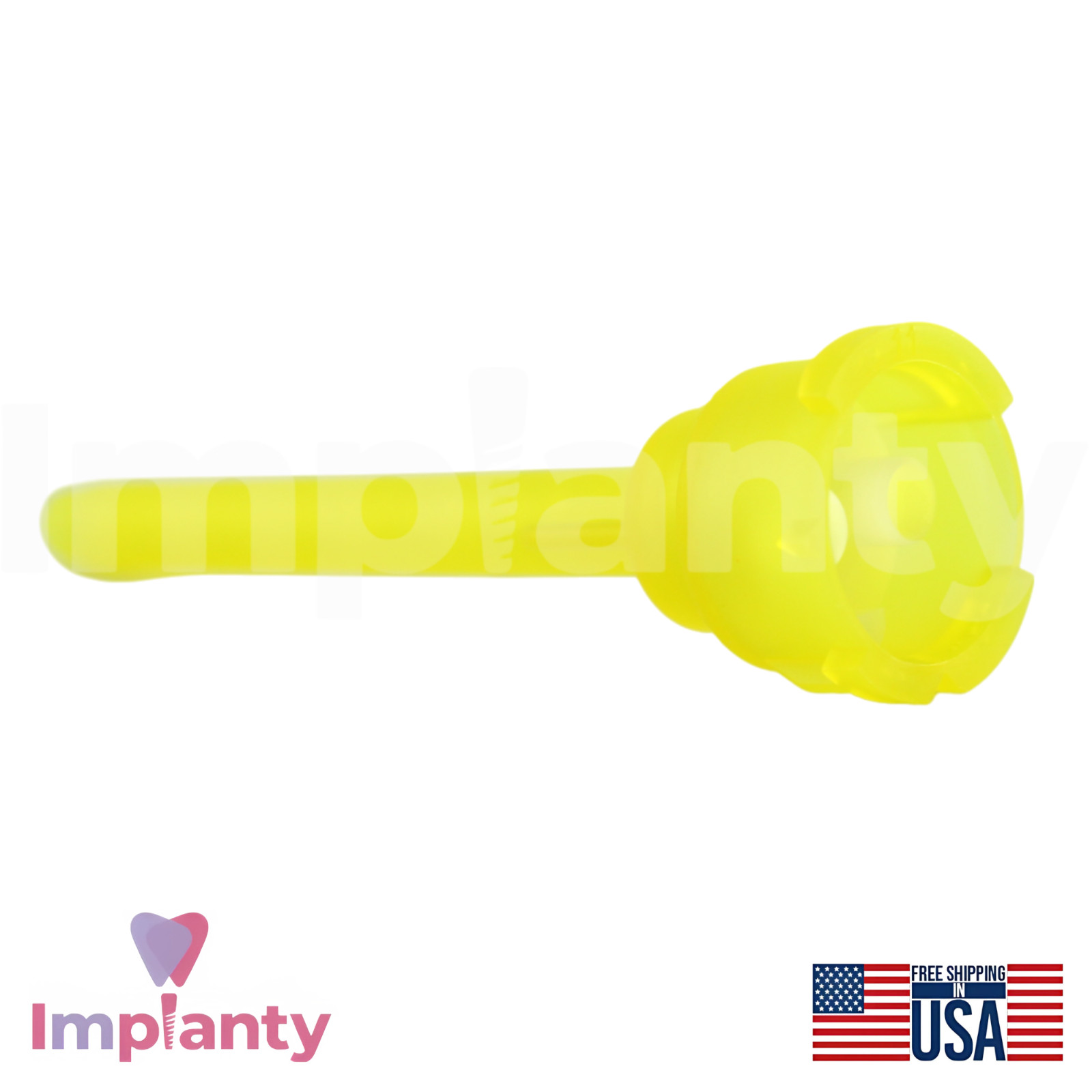 50x Medmix MIXPAC™ Yellow Vmix™ Dental Mixing Tips D Outlet Ø4.2mm Diameter