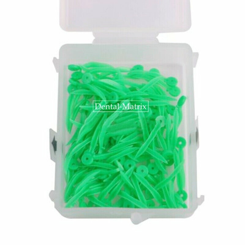 Dental Disposable Plastic Wedge Diastema Wedges Tooth Gap Arc Filling with Hole