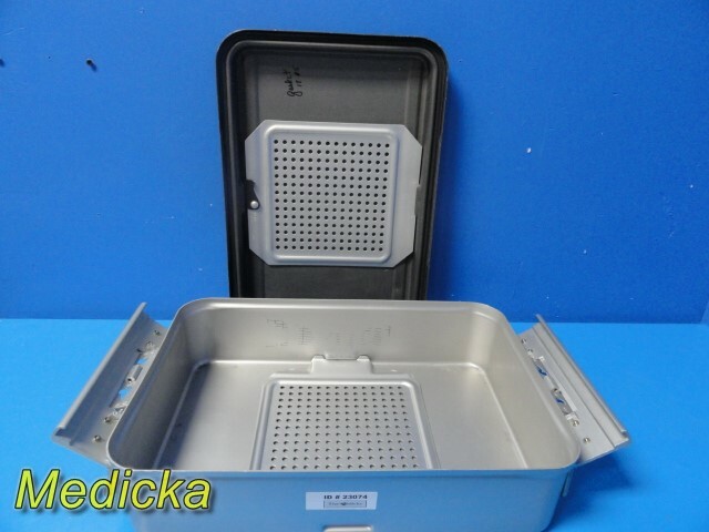 Genesis C.A.S.E Sterilization Container W/ Retention Plates 19″x12″x5″ ~ 23074