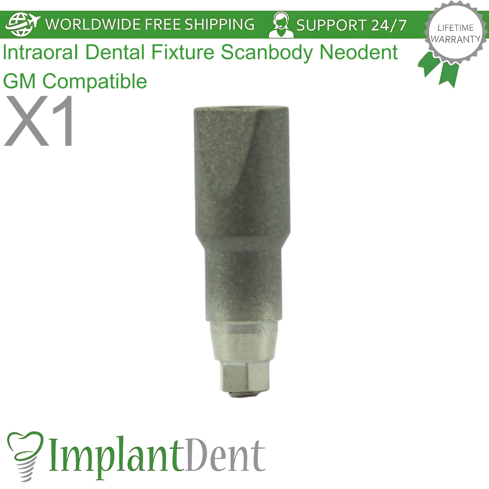 lntraoraI Dental Fixture Scanbody CAD/CAM Restorative Neodent GM Compatible