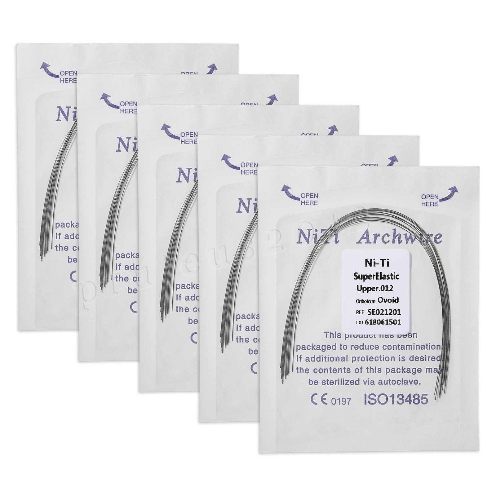 Dental Orthodontic Super Elastic Niti Round/Rectangular Arcos Arch Wires Ovoid