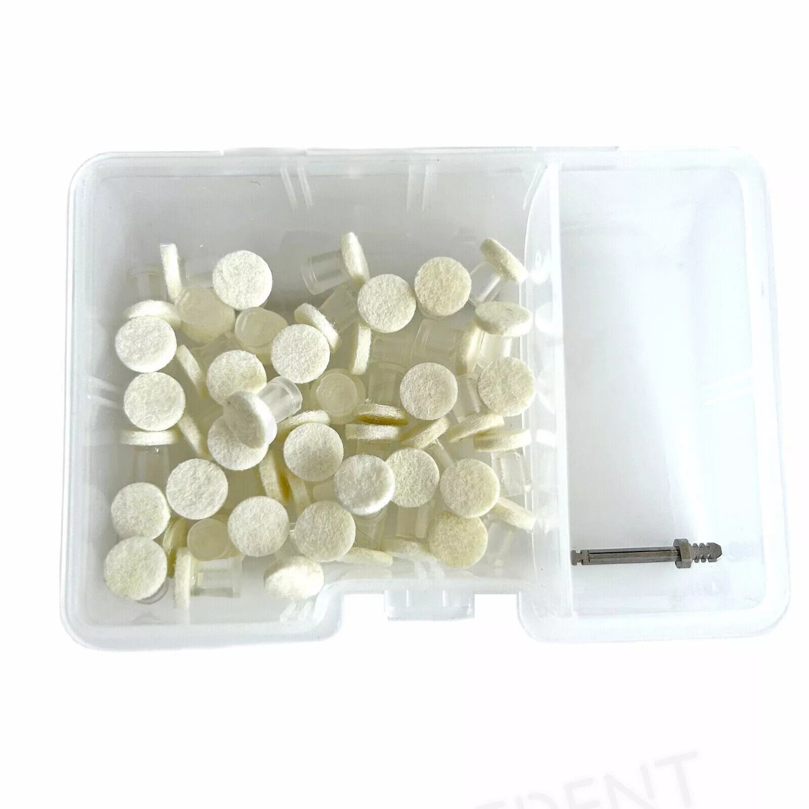 Dental Composite Resin Polishing Discs Pasted impregnated Felt Wheels Mandrel