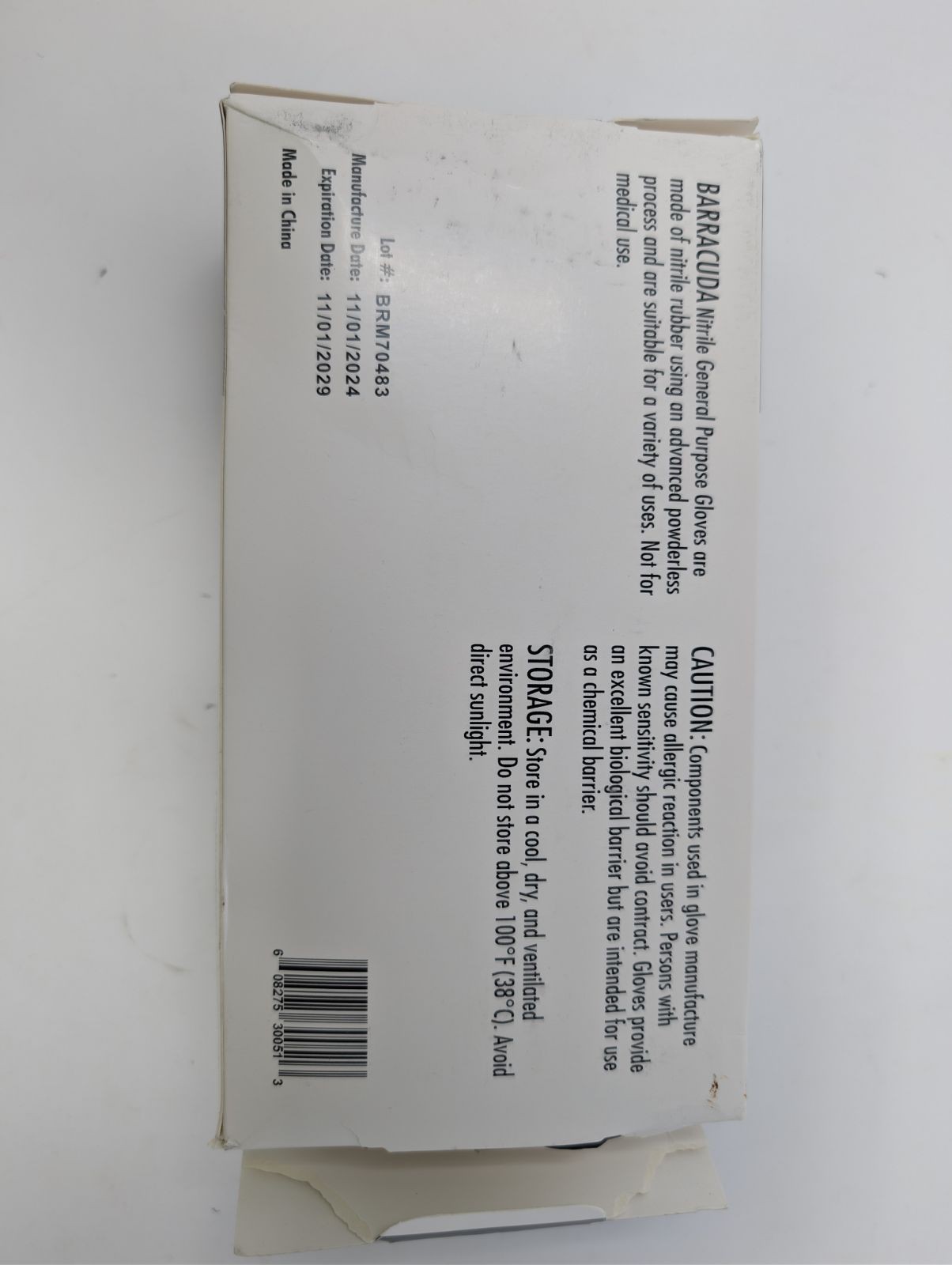 BLACK – GENERIC GLOVES 10/100 COUNT NITRILE GENERAL PURPOSE GLOVES SIZE XL