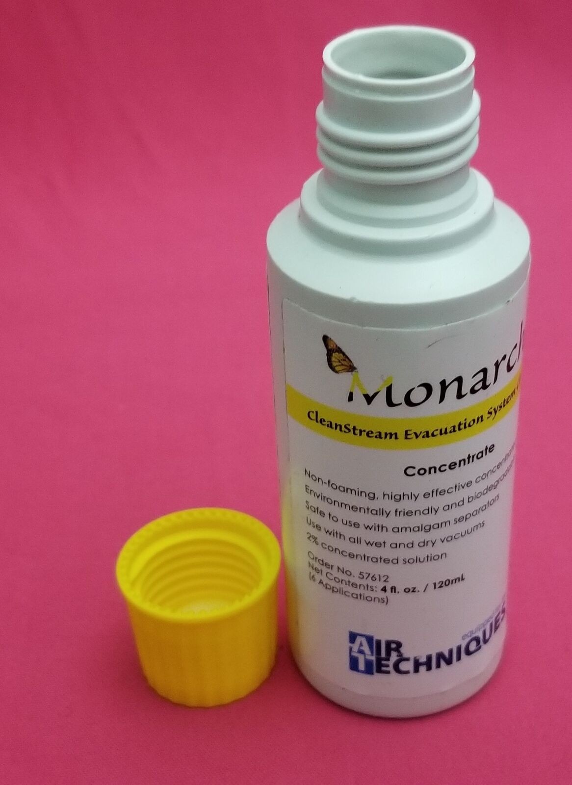 Monarch CleanStream Evacuation System Cleaner 4oz Bottle 57612 ~ Partially Full