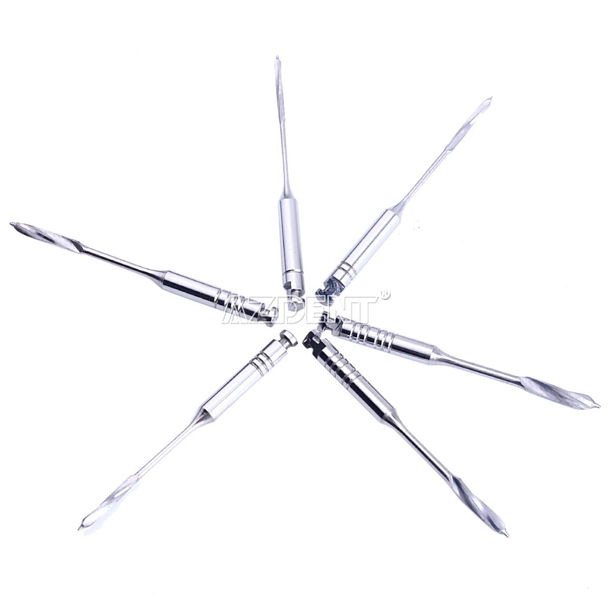 12Pc Dental Peeso Reamers Stainless Steel 32mm #1-6 For Root Canal Eododontic