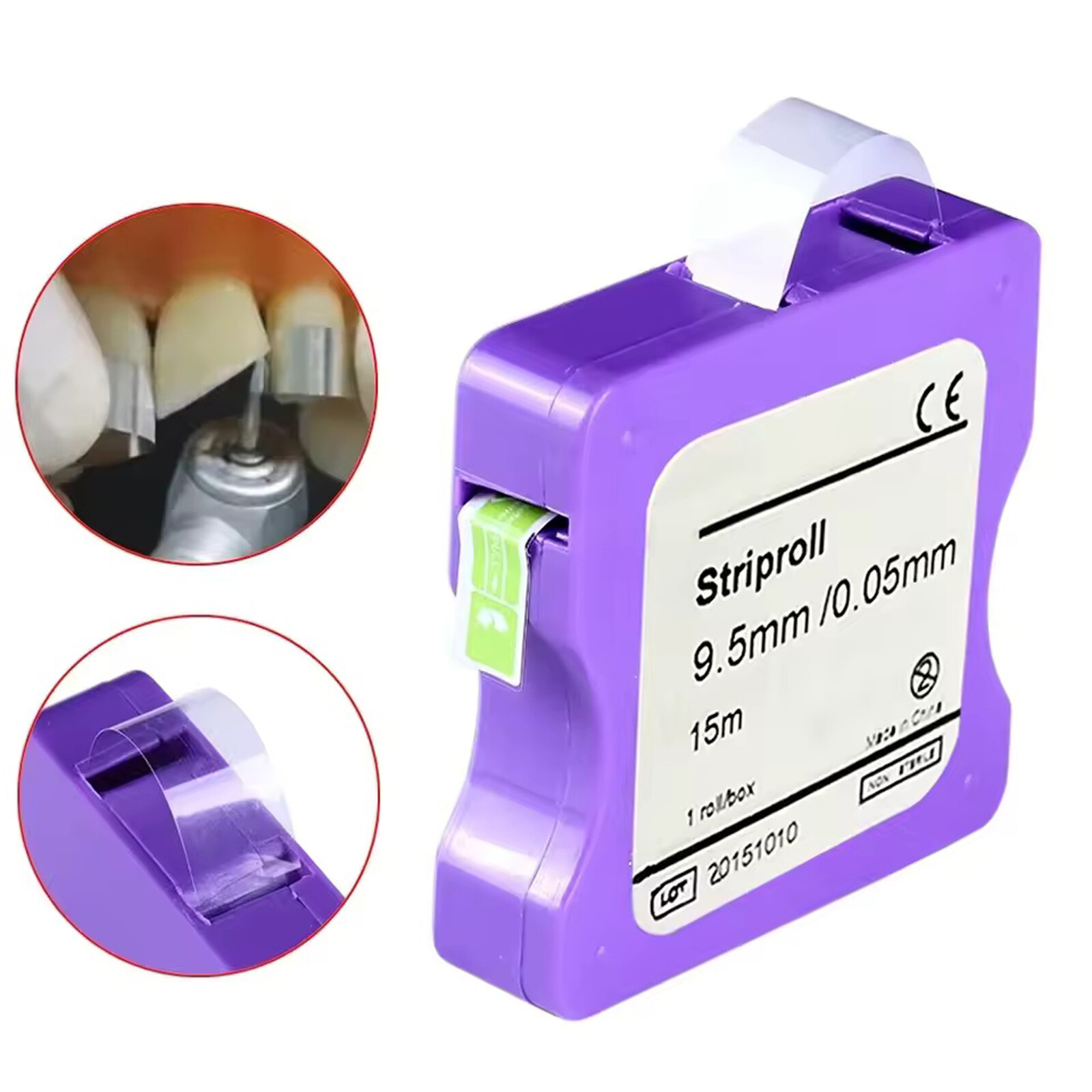 Dental Polishing Strip Teflon Matrix Band Polyester Resin Tooth Grinding Sanding