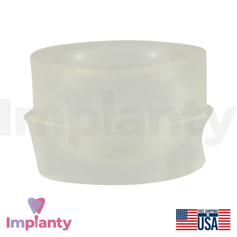 10x Dental Undersized Standard Silicone Caps 2.2mm For Ball Attachment 1300g