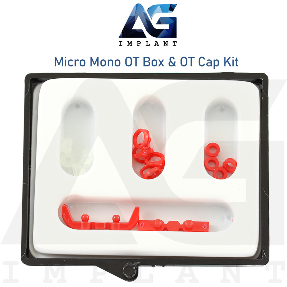 Micro Mono OT Box & OT Cap Kit Castable Ball Attachment Dental Fixture Rhein83