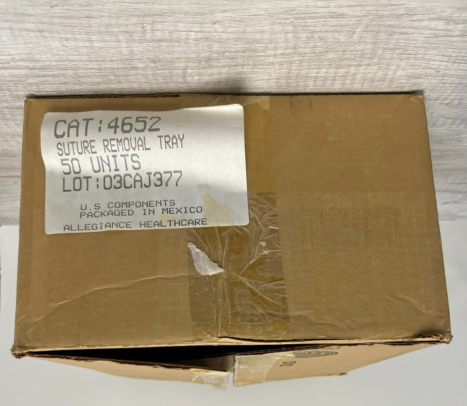 Baxter 4652 Suture Removal Tray 50/Box