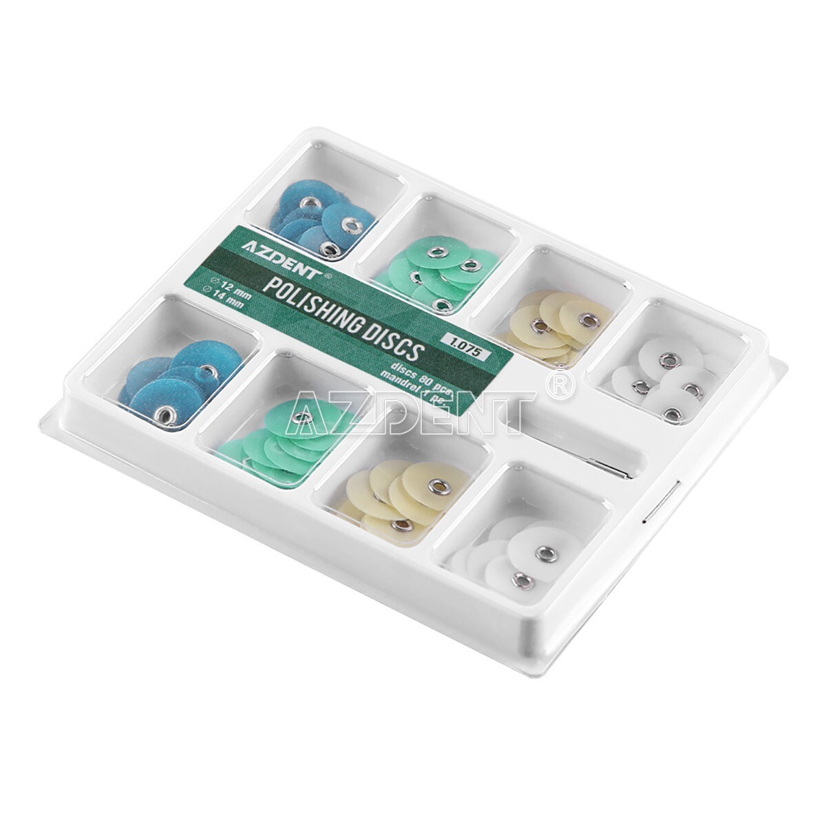 10 Boxes Dental Composite Finishing Polishing Discs assorted kit With Mandrel