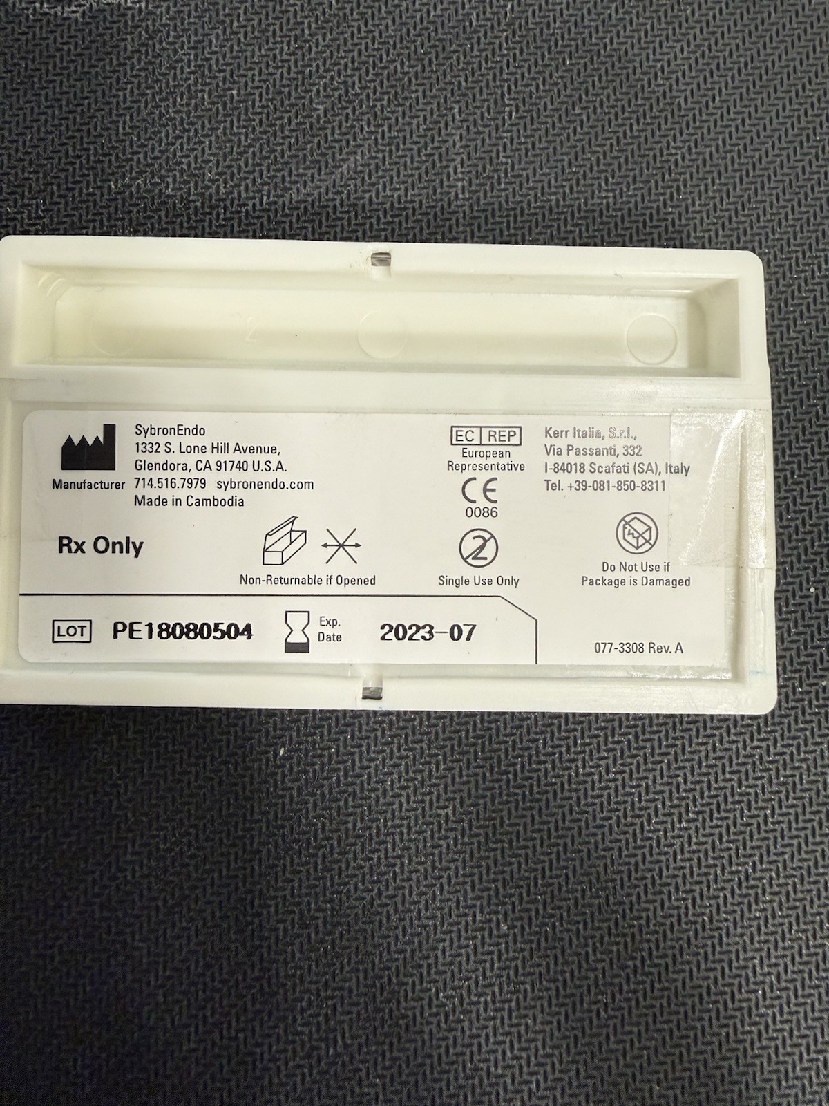 SybronEndo TF Adaptive Paper Points Varies Sizes Endodontics expiration 07/2023