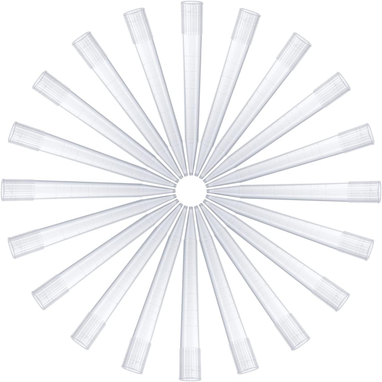 100x Disposable Pipette Tips 5ml Universal Lab Micropipette Tips Autoclavable
