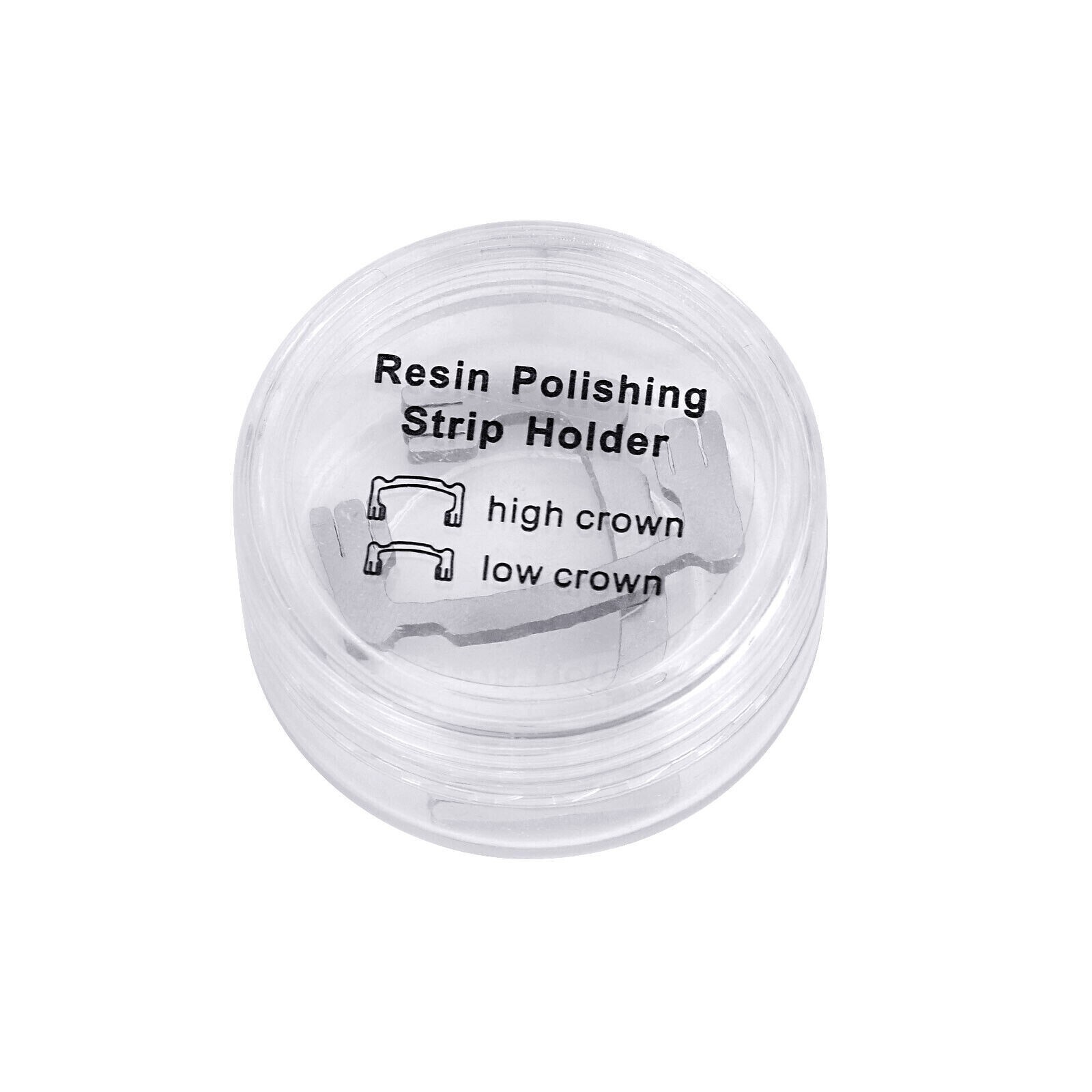 2 Pcs/Box Dental Polishing Strips Holder Resin Sanding Sticks High + Low Tool