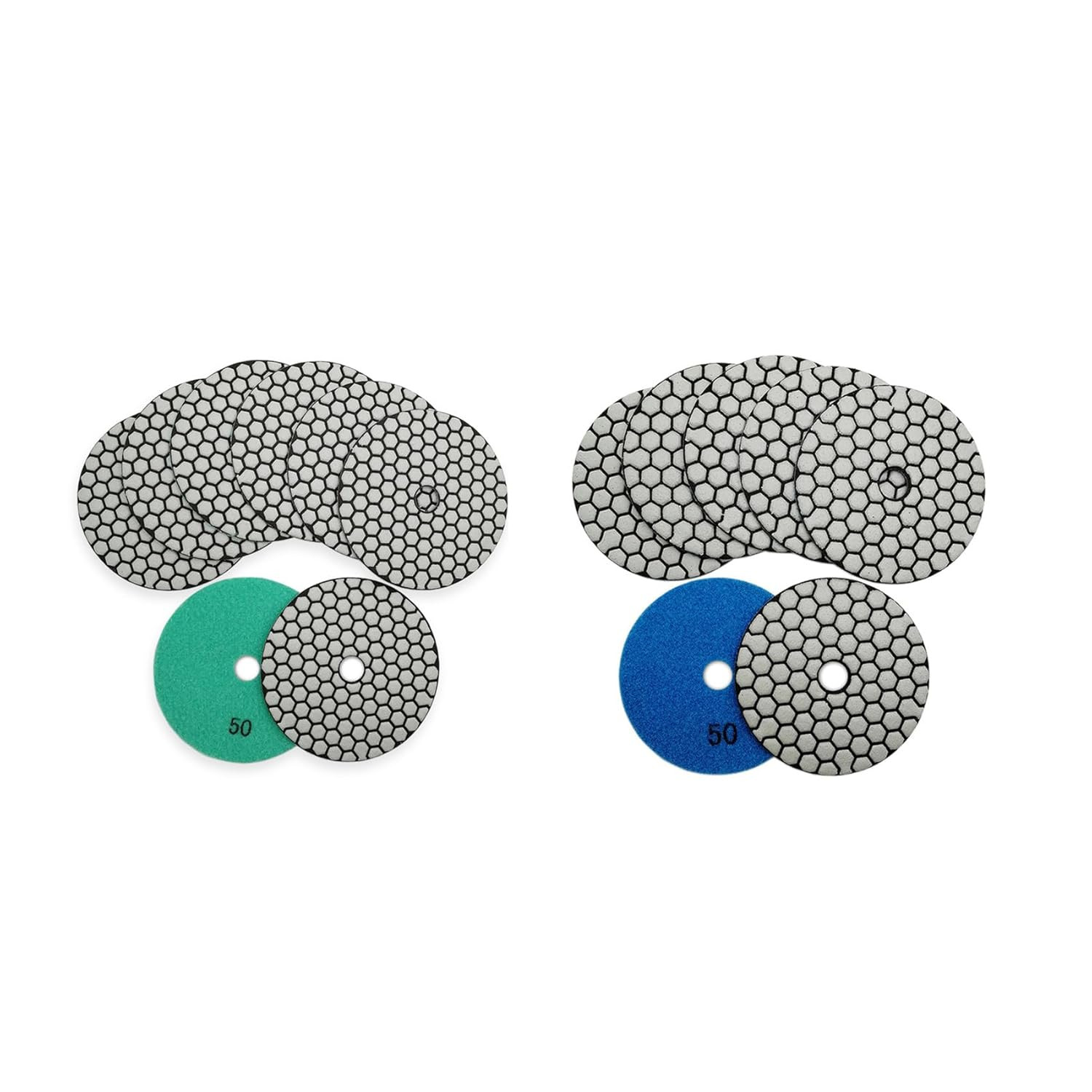 Dry Diamond Polishing Pads Grit 50 for Granite Marble Quartz