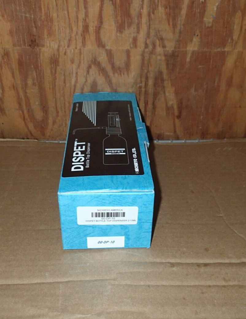 Dispet 00-DP-10 Variable Volume Bottle-Top Dispenser 2-10mL NEW