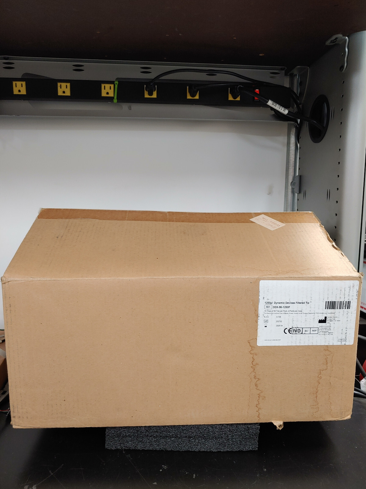 4 Box DYNAMIC DEVICES DDX-96-1250F 1250μL Filtered Tip