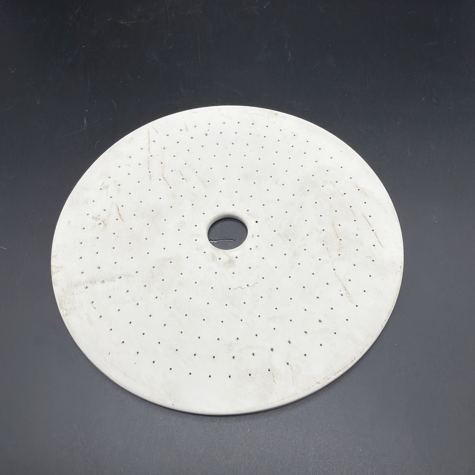 COORS Glazed Porcelain Ceramic 190mm 7 1/2» Plate For Medium Desiccator