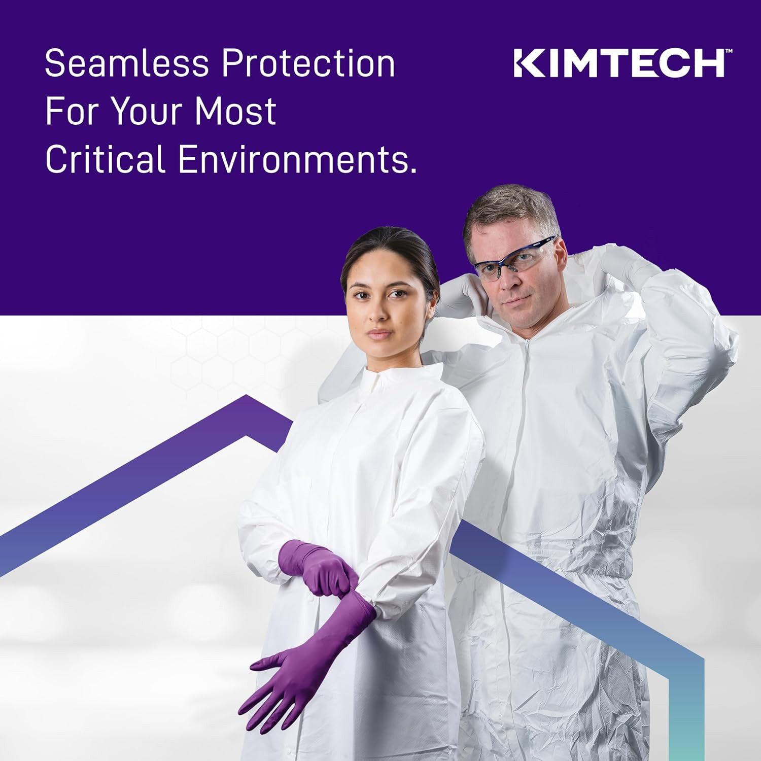 ™ Purple Nitrile-Xtra™ Exam Gloves (50601), 5.9 Mil, Ambidextrous, 12″, S (50 Gl