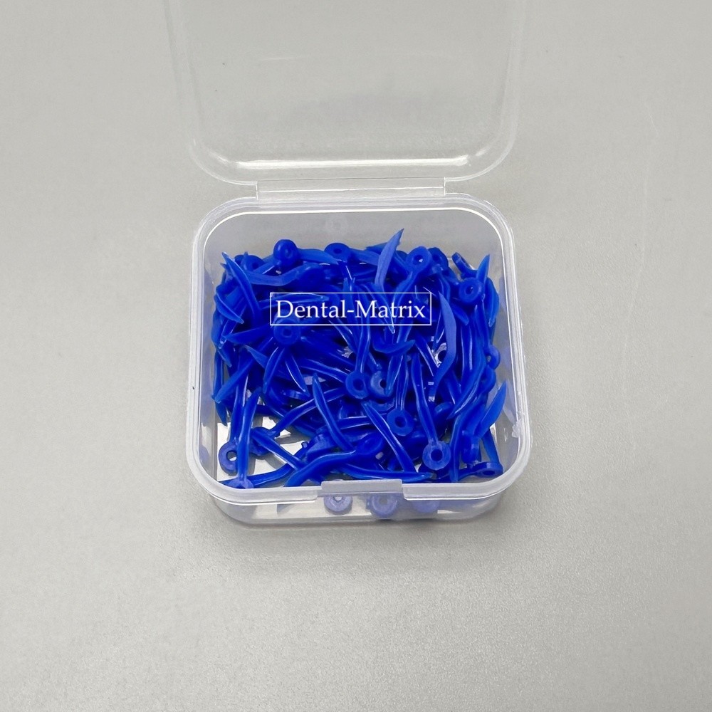 Dental Disposable Plastic Wedge Diastema Wedges Tooth Gap Arc Filling with Hole