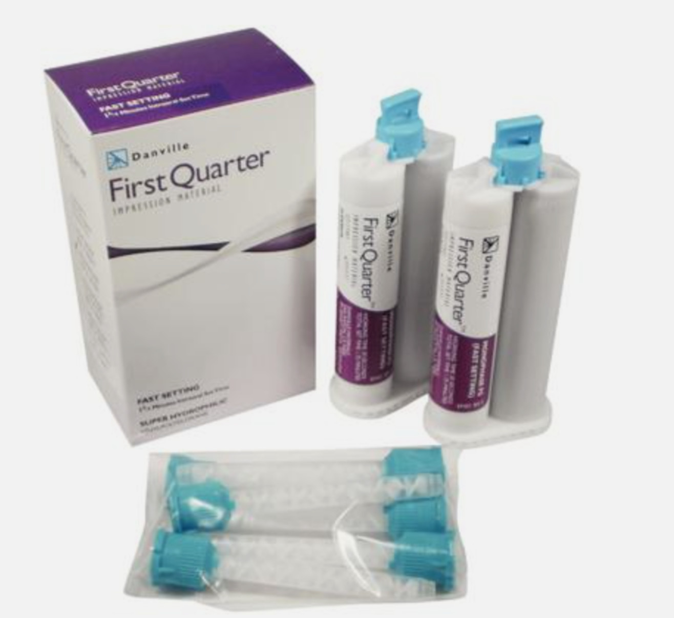 First Quarter Fast Set VPS Impression Material – 4-Pack Refill Monophase