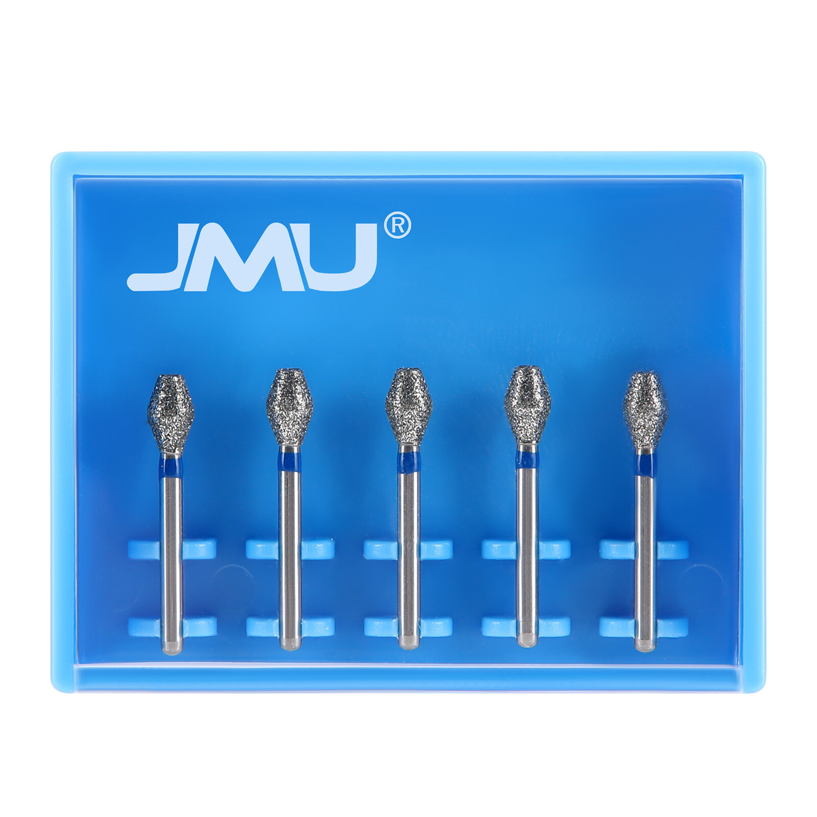 JMU FG Diamond Burs Medium Grit/Super Coarse Pear Burs for High Speed Handpiece