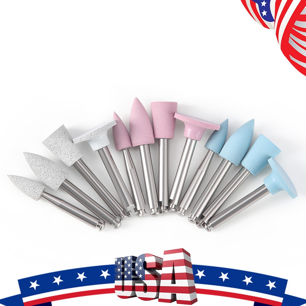 Dental Composite Polishing Bur Kit Silicone RA 2.35mm for Contra Angle Hnadpiece