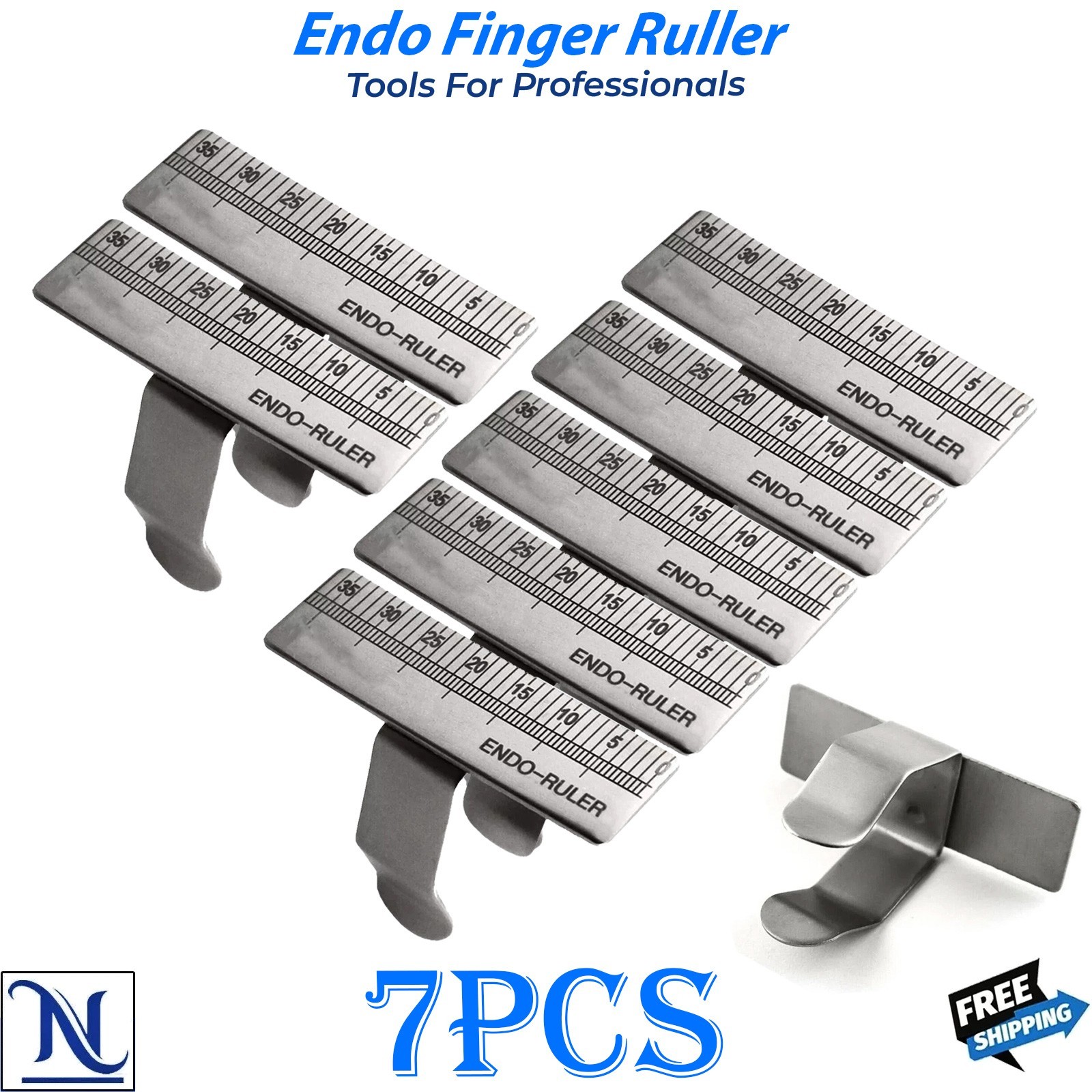 Dental Finger Ruler Endodontic Gauge Accurate Span Measuring Tool