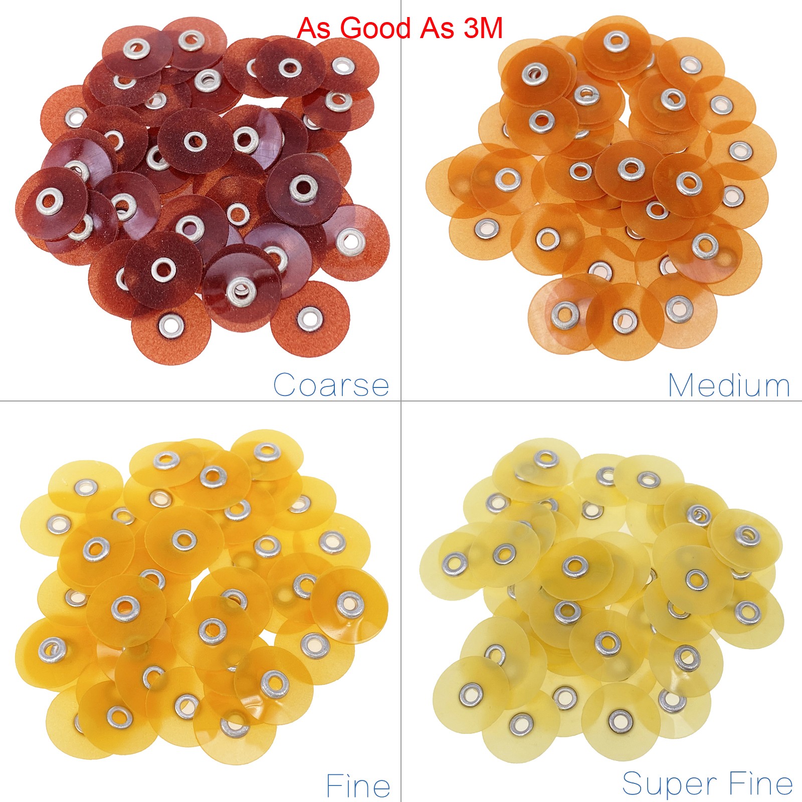 Dental Sof-Lex Soflex Discs Contouring Polishing 2382C Coarse 12.7mm or Mandrel