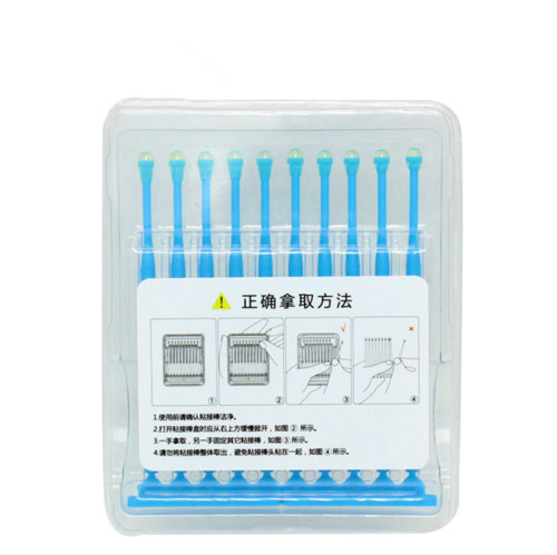 1 Kit 20 Pc Dental Veneers Teeth Stick Adhesive Rod For Inlay Crowns Refill Blue
