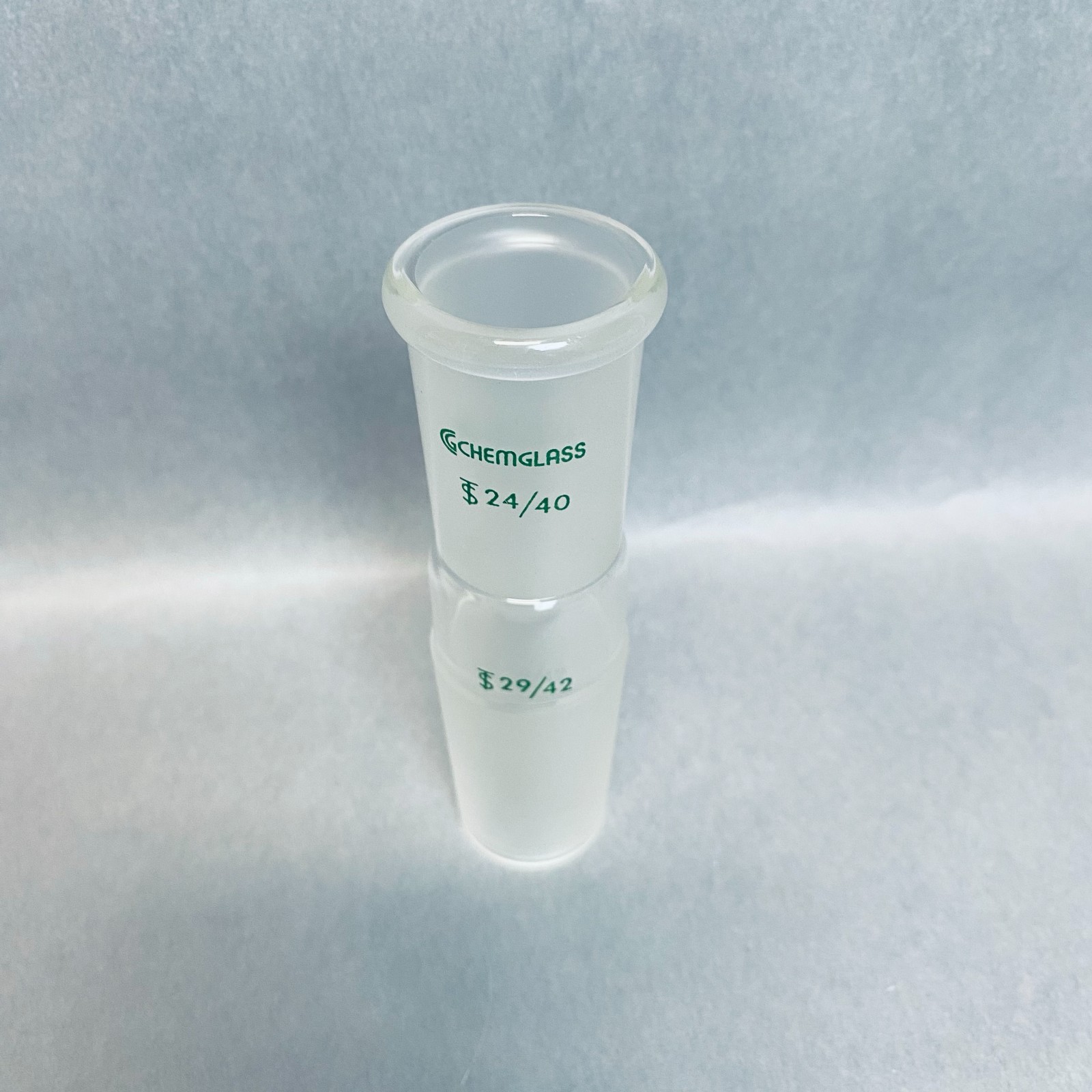 Chemglass Reducing Connecting Adapter 24/40 Outer to 29/42 Lower Inner