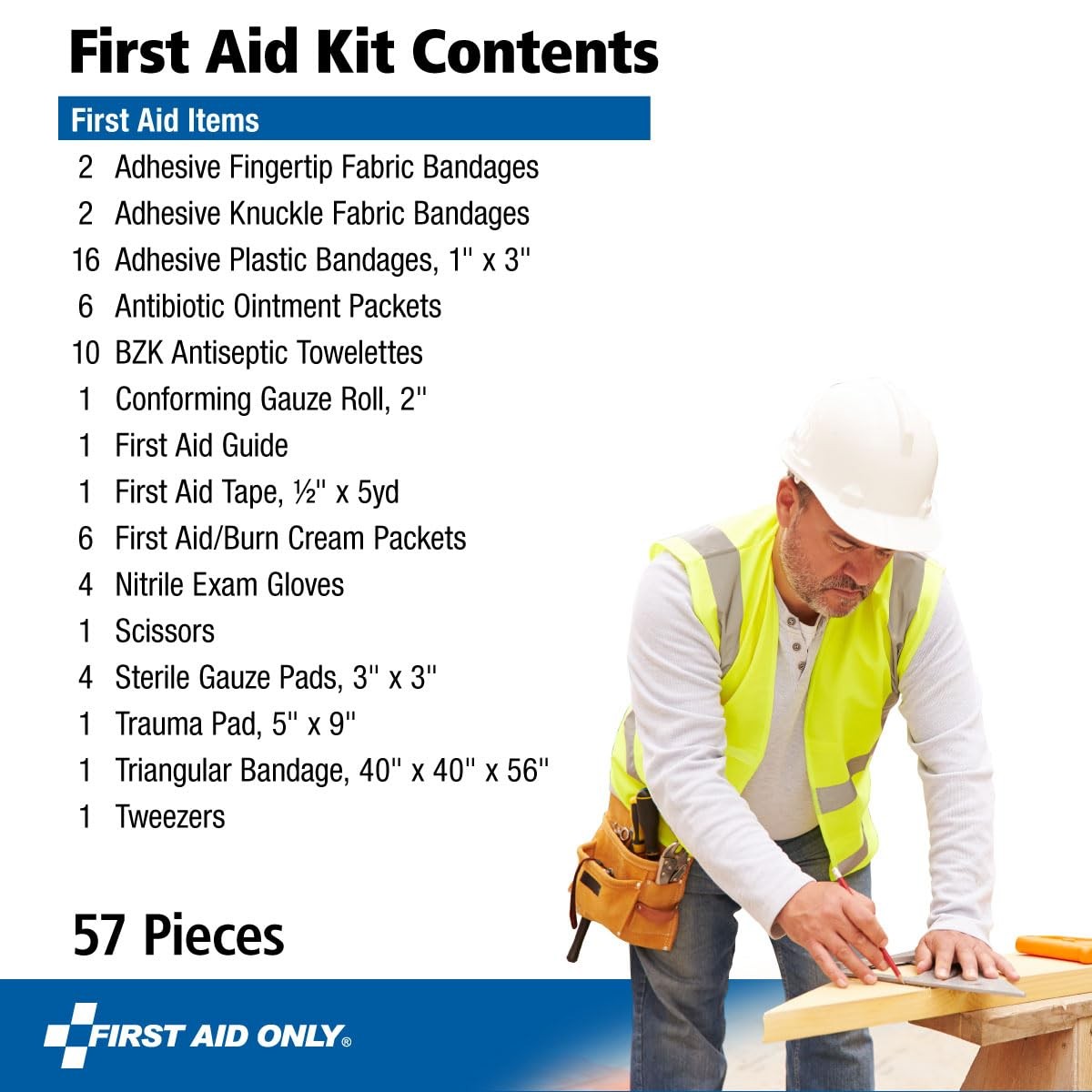 First Aid Only 6060 All-Purpose 10-Person Emergency First Aid Kit For Business