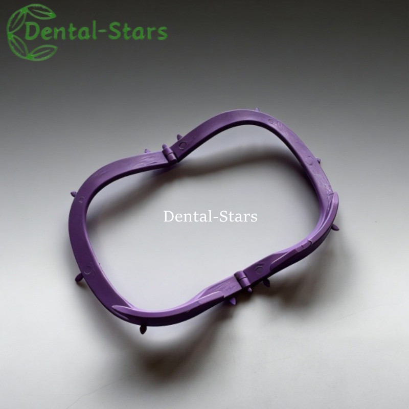 Dental Plastic Rubber Dam Frame Sheets Bracket Foldable/U-Shaped Barrier Tools