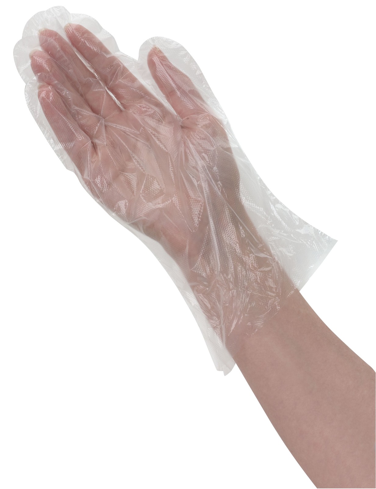 (5 pack) Great Value Disposable Poly Food Gloves, 120-Count, Latex-Free