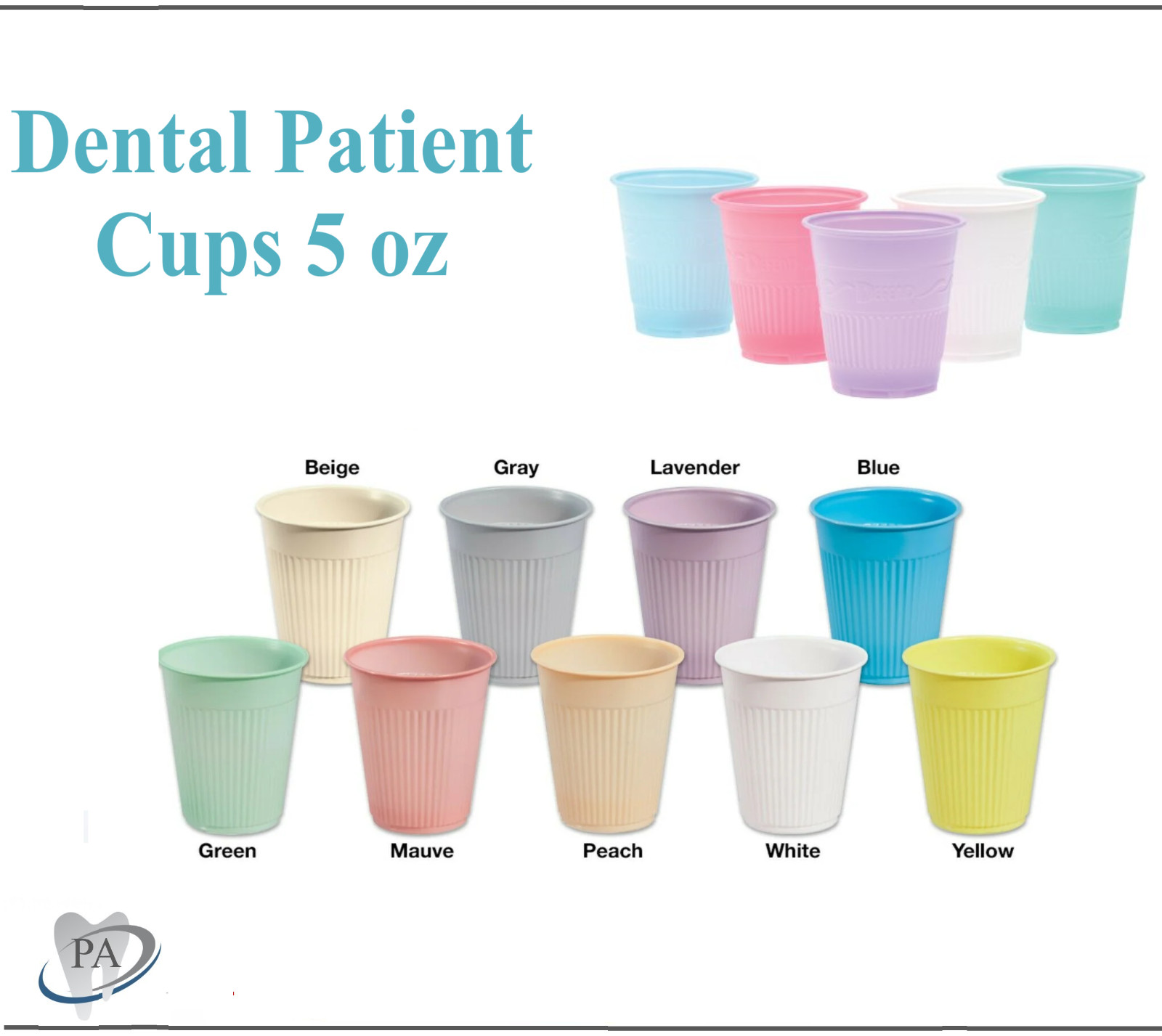 Patient Dental Medical 5 oz Plastic Drinking Cup Disposable 500-5000 Cups Mark3