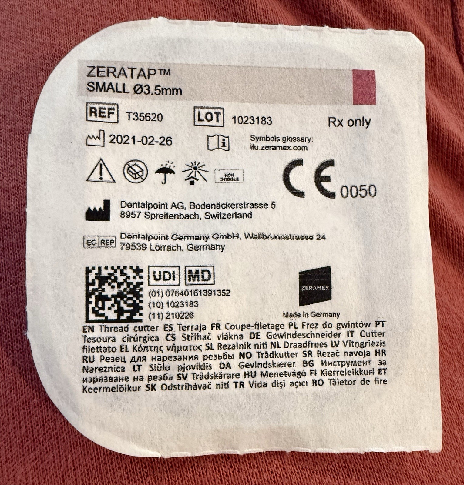 zeratar Small 3.5mm T35620