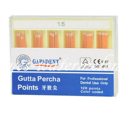 Dental Taper 0.02/0.04/0.06 Endodontic Absorbent 120 Points Gutta Percha Paper
