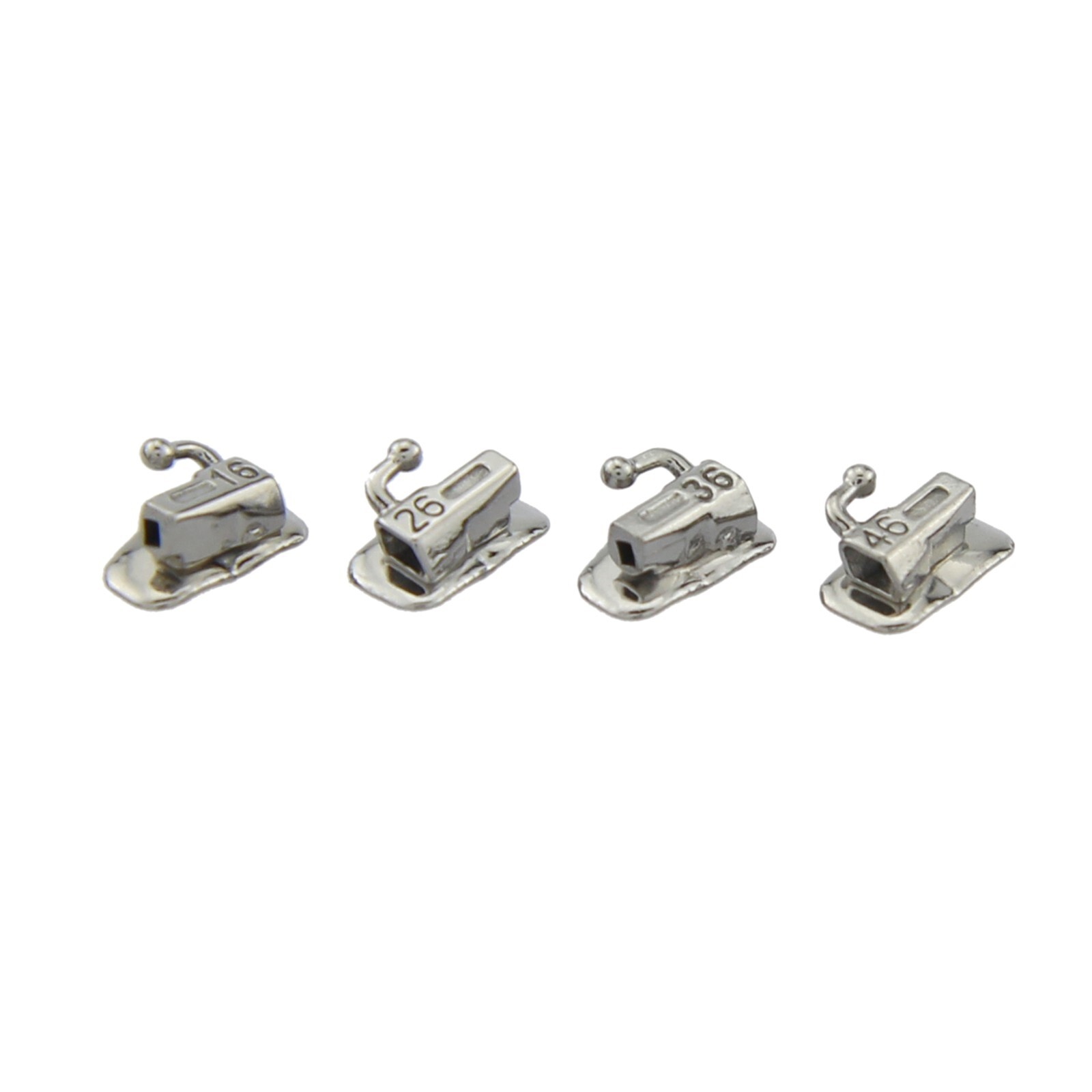 80pcs dental Tubos bucales de ortodoncia 1er 2nd molar Tubo MBT Roth 022 Bondabe