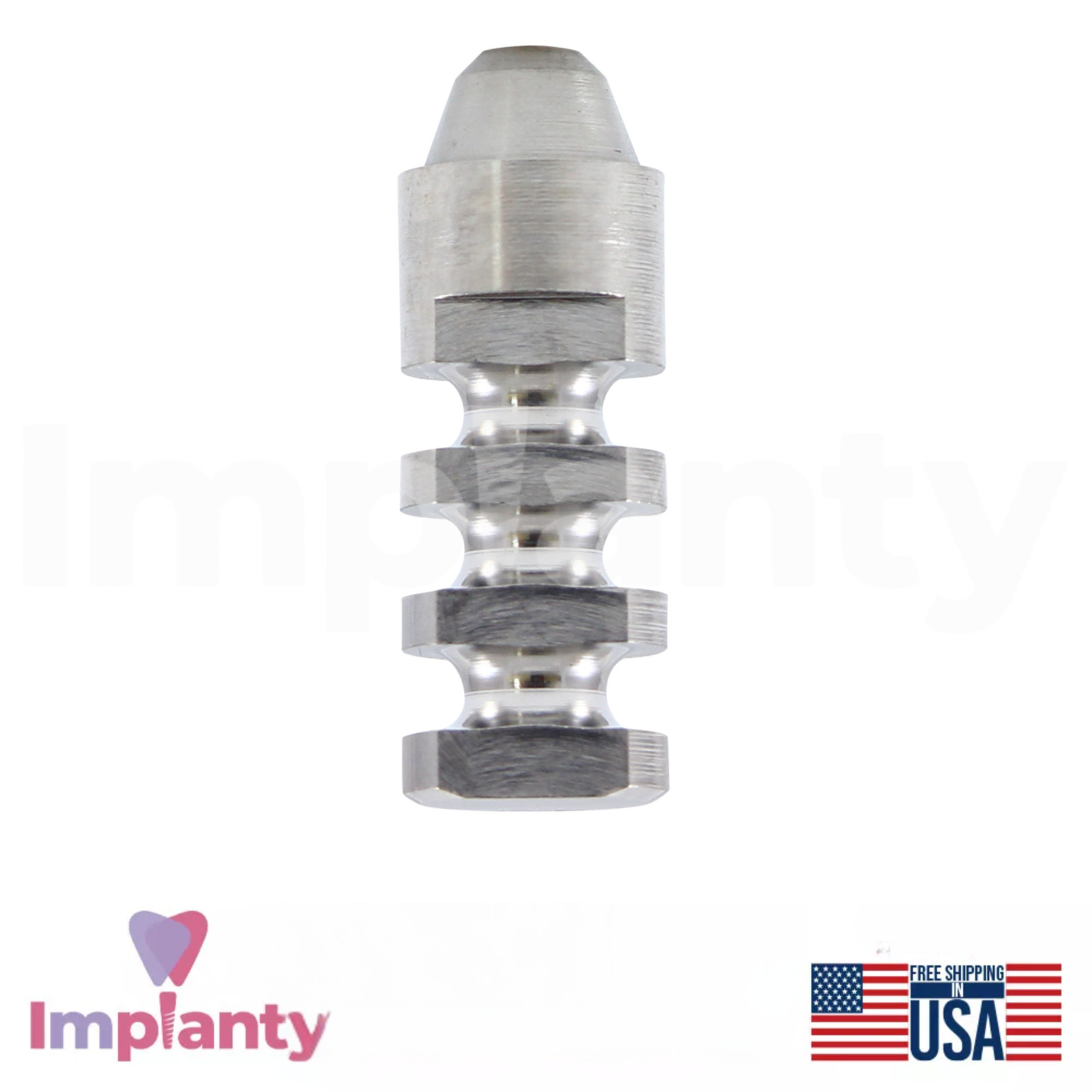 5x Angled Multi Unit 1.6 Dental Kit 17° Active Hex Conical Connection 2.65mm RP