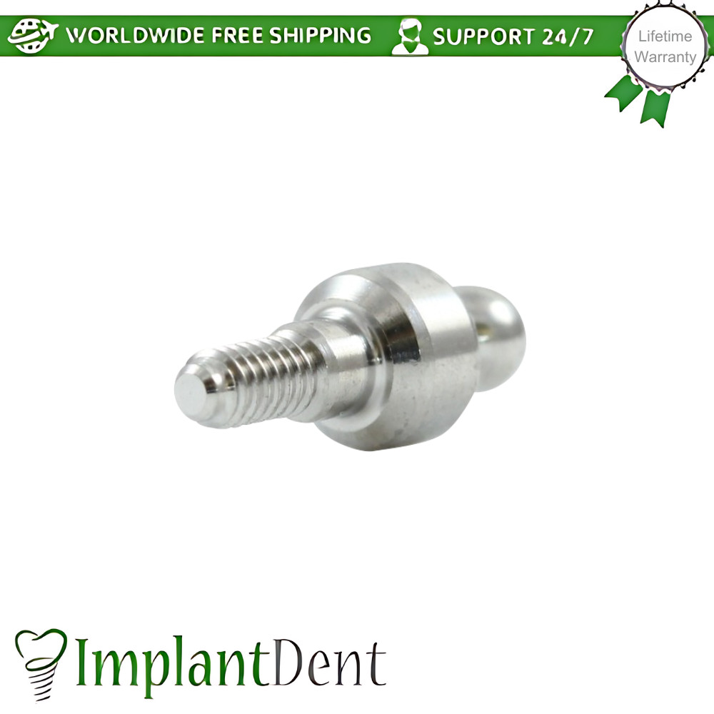 1x Straight Ball Attachment Standard Set Dental Int Hex Connection 2.42mm