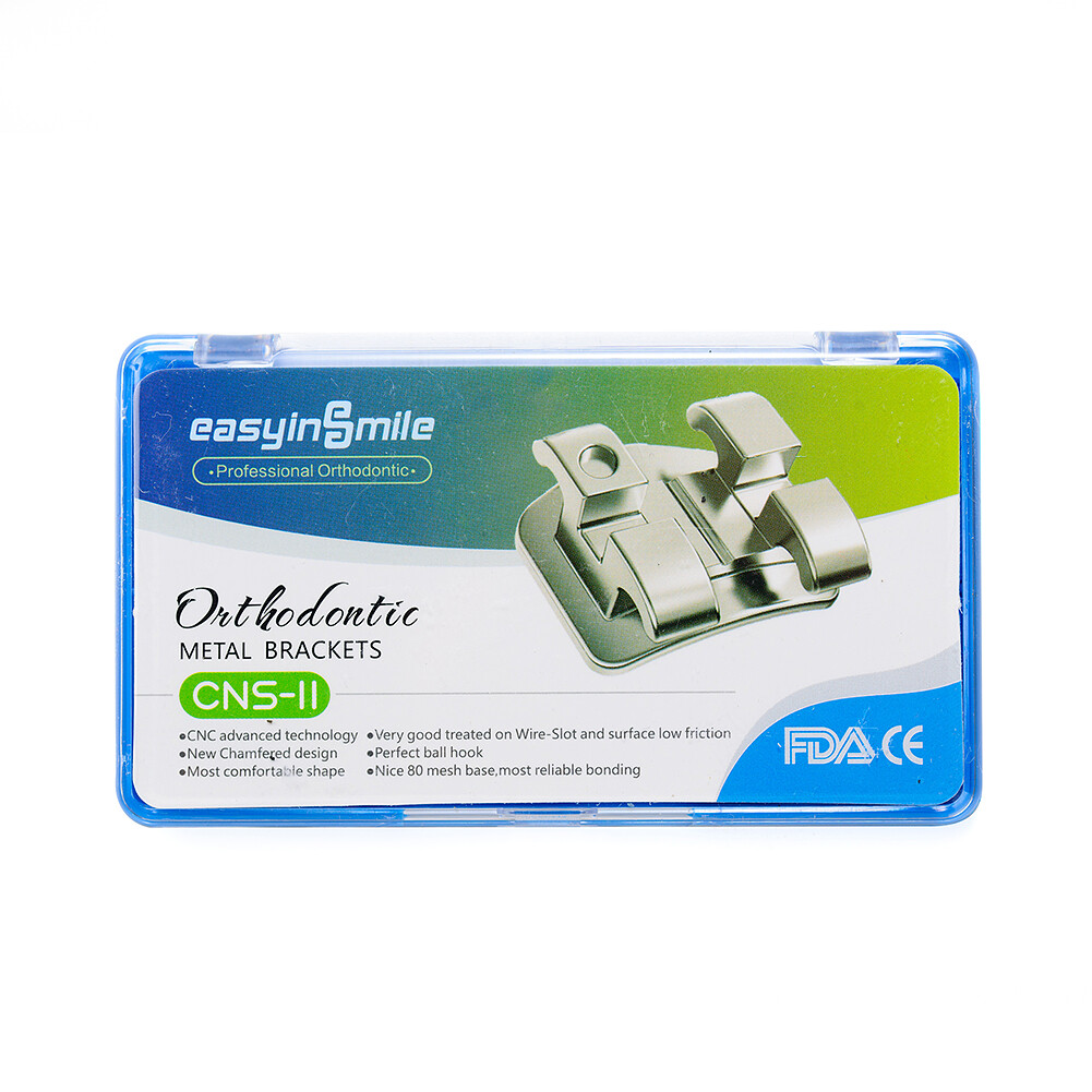 10Pack Dental Orthodontic Braces Brackets Roth/MBT 018 022 345 Hooks EASYINMSILE