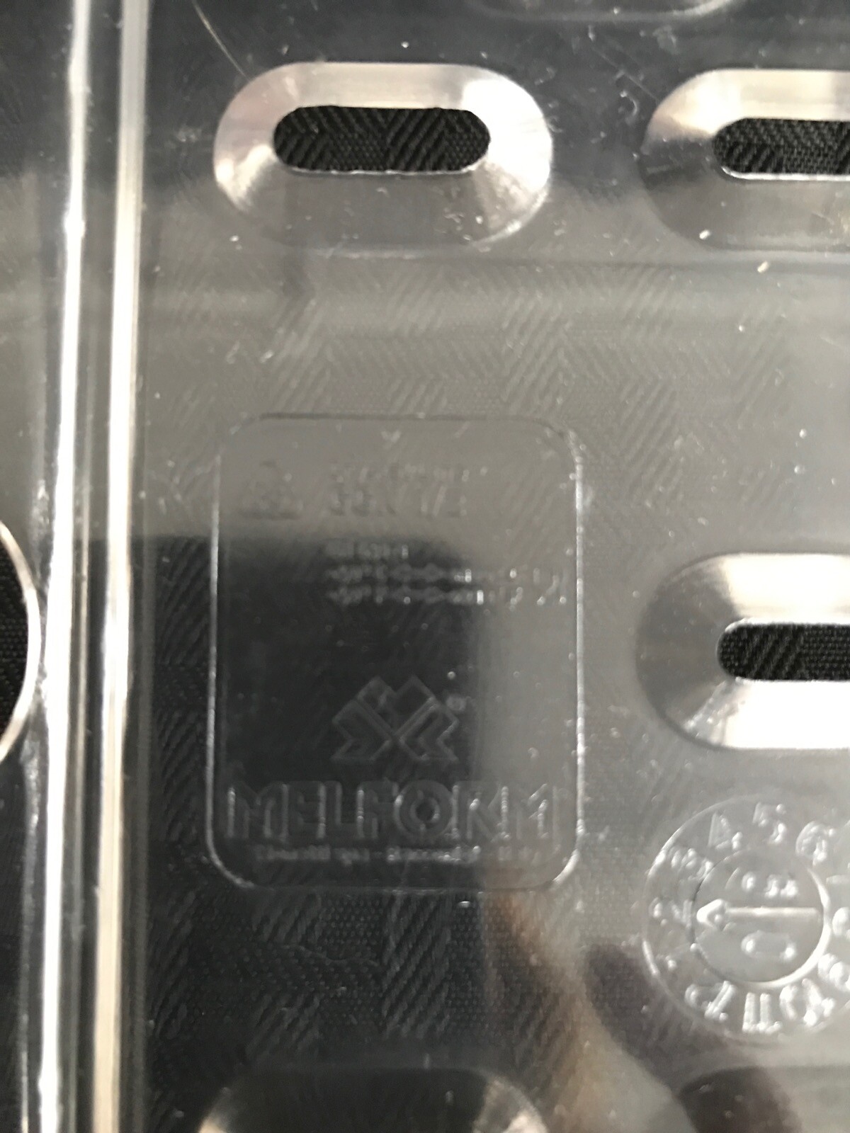 MELFORM Crystal Line Rectangle Polycarbonate Grid Tray for GGN 1/2 #4225
