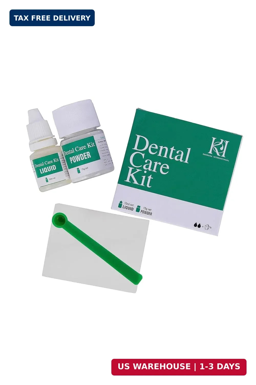 KI Zinc Oxide-Eugenol Dental Cement Kit for Crowns & Bridges Filling