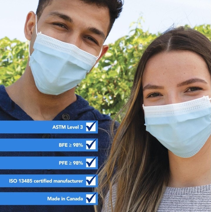 Medicom Expressions Disposable Face Masks ASTM Level 3 Surgical Mask 50ct 11/29
