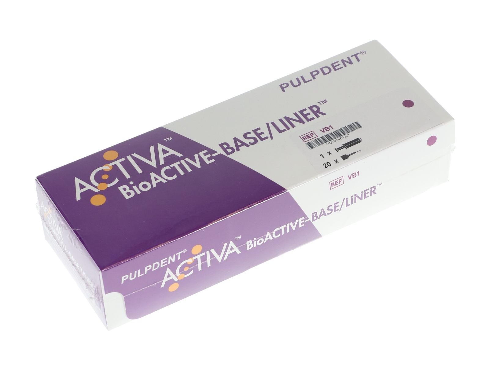 Pulpdent VB1 Activa BioACTIVE Composite Base Liner Dentin Single Pack 7 Gm